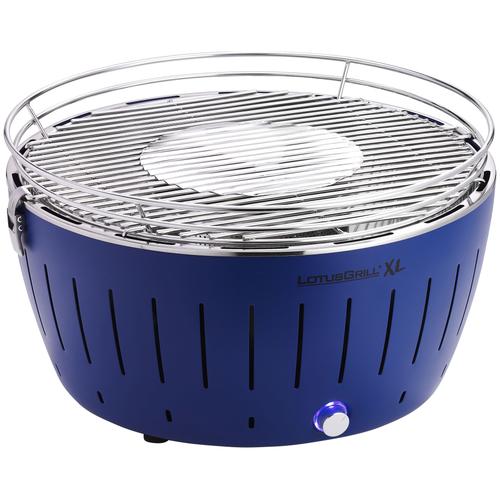 „Holzkohlegrill LOTUSGRILL „“XL (G435)““ Grills Gr. H: 28,8 cm, blau (tiefblau) Holzkohlegrills“