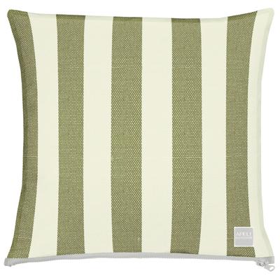 Dekokissen APELT "3967" Gr. 1, grün (grün,natur, gestreift), B:41cm H:1cm L:61cm, Polyester, Dekokissen_Sitzkissen_Kissenhüllen, Kissenhülle ohne Füllung, 1 Stück Image