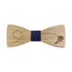 Tennis Racket Bow Tie, Men Gift, Engraved Fan Ball, Sport Wood Bowtie