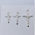 925 Sterling Silver Crucifix Cross Pendant | Small-Large Tube Brand New Only