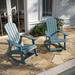 Adirondack Poly Resin Rocking Chairs for Indoor/Outdoor Use - 2 Pack