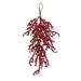 28" Red Merry Berry Artificial Christmas Teardrop Swag, Unlit