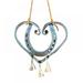 Lucky Love Horseshoe Wind Chimes 3D Retro Double Sided Copper Wind Chimes Love Wind Chimes Garden Window Decorations Suitable for Valentine s Day Gifts Bring Good Luck to Love