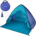 Carevas Beach Tent Instant Pop Up Beach Shade Sun Shelter Tent Canopy Cabana with Carry Bag