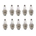 10Pcs Mini Lawn Mower Spark-Plug L7Tc Br2Lm For Briggs Stratton Motors 55Mmx22Mm