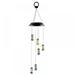 Solar Powered Lanterns Wind Chime Wind Moblie Light Wihing bottsle Windchime Portable Outdoor Chime for Patio Deck Yard Garden Home