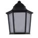 Efficient Lighting EL-1541-B 1-Light 15W Integrated LED Exterior Wall Mount Powder Coated Black