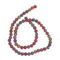 NUOLUX Beads Stone Round Chakra Gemstone Jade Charms Semi Precious Rondelle Loose Jewelry Findings Natural Tumble Chips Stones