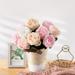 Hesroicy Artificial Rose Vivid Not Withered Decorative Fake Rose Flowers Ornaments Home Decor