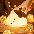 Cat Child Night Light Baby Night Light Rechargeable Baby Child Night Light Portable Led Baby Night Light Girl Adult Boy Portable Silicone Touch Night Light Gift Light Baby Night Light Lamp