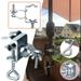 RnemiTe-amo Dealsï¼�Hook Coat Hanger Shelf Fixed Clip Bracket Clip Balcony Umbrella Stand Outdoor Fixed Umbrella Stand