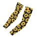 Diaonm Cool UV Protection Arm Cover Shield Sunflower Print Sports Athletic Sleeves for Men Arm Covers for Golf Running Cycling XL