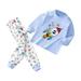 Toddler Outfits Sets For Teens Girls Boys Soft Pajamas Cartoon Prints Long Sleeve Sleepwear Kids Clothes Suit