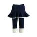 Winter Savings Clearance! Dezsed Solid Color Girls Winter Pants Kids Leggings 2-7Y Children Clothing Fall Cotton Leggings Brushed Warm Baby Girl Skirt-Pants Fleece Leggings For Girls