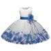 ZHAGHMIN Little Girl Easter Dress Girls Sleeveless Flower Prints Princess Dress Custume Dress Dress Show Dress Girls Christmas Dresses Size 8 Tween Dresses Dress Bloomers Dresses for A Dance for Sch