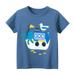 ZHAGHMIN Boys 2T Shirts Summer Toddler Boys Girls Short Sleeve Cartoon Prints Casual Tops for Kids Clothes Long Sleeve Shirts for Youth Boys Short Pack Toddlers Tops Boys Boy Tops Boy Shirt