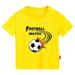 ZHAGHMIN Boys Fashion Toddler Kids Girls Boys Football Cartoon 3D Prints Loose Tops Soft Short Sleeve T Shirt Tee Tops Clothes T Pack 7 Youth 7 Short Size Medium Tops Boys Long Sleeve Olive Shirt Bo