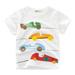 ZHAGHMIN Toddler Boy Summer Sets Toddler Kids Baby Boys Girls Cars Short Sleeve Crewneck T Shirts Tops Tee Clothes for Children Teen T Quick Dry Shirt Boys Muscle Boys Summer Top Quick Dry