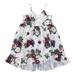Dresses for Girls Sleeveless Mini Dress Casual Print White 90