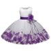 ZHAGHMIN Easter Dresses for Baby Girls Sleeveless Flower Prints Princess Dress Custume Dress Dress Show Dress Girls Christmas Dresses Size 8 Tween Dresses Dress Bloomers Dresses for A Dance for Scho