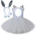 Bandage Dress Girls 14 Kids Toddler Baby Girls Spring Summer Floral Bee Fancy Dress Easter Bunny Carnival Accessory Set Tutu Princess Dress