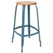 Chaises Nicolle Nicolle Wood & Metal Bar & Counter Stool - TB 60 B NBPB