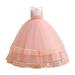 ZHAGHMIN Baby Dresses 9-12 Months New Middle And Big Children S Princess Dress Dress Long Mesh Tutu Dress Girl Performance Piano Dress Kids Girls Girls Size 4 Clothes Summer Long Dresses Casual Todd