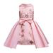ZHAGHMIN Girls Dress for Summer Pink Fashion Lapel Children S Clothing Children S Star Sequin Princess Dress Dress Children S Dress Plain Dress Clothes for 4 Year Old Girl Girls Dress With Cardigan