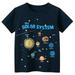 ZHAGHMIN Boys Clothes Size 7 Summer Children S Clothing Children S Short Sleeved T Shirt Boy Baby Clothes Starry Sky Round Neck T Shirt Top T Shirt Children S Clothing Boys Muscle Youth Undershirt B