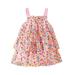 Girl s Summer Dresses Sleeveless Mini Dress Dot Red 120