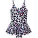 JURANMO One Piece Hawaii Swimsuit for Baby Girls Sleeveless Surfing One-piece Swimsuit Polka Dot Print Bathing Suit Swimming Suit