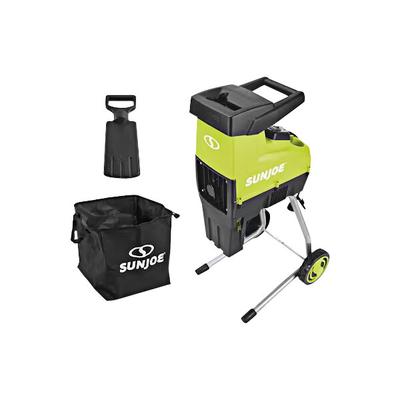 Sun Joe CJ603E 1 3/4" Electric Corded Wood Chipper / Shredder with Collection Bag