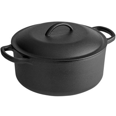 Valor 6 Qt. Pre-Seasoned Cast Iron Dutch Oven