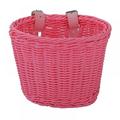 Handlebar Bike Basket Front Handlebar Adult Storage Basket Waterproof with Leather Straps Bicycle Accessory