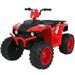 BTMWAY Ride On Cars ATV for Boys Girls 12V Kids Ride on Toys for Toddlers Kids Birthday Christmas Gifts Battery Powered Kids Electric Cars with LED Headlights MP3 Player and Radio Red