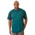 Men's Big & Tall Colorblock Vapor® Performance Tee by Champion® in Marine Green (Size LT)