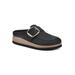 Women's Bueno Casual Flat by White Mountain in Black Leather (Size 10 M)