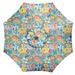 9' Tilt-and-Crank Umbrella by BrylaneHome in Poppy Blue 9 Foot Heavy Duty Fade-Resistant Tilting Shade