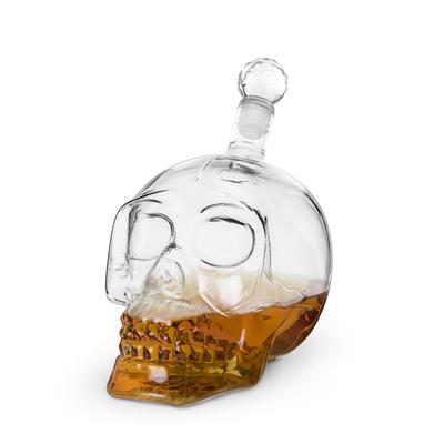 Skull Liquor Beverage Decanter by Foster & Rye in Clear