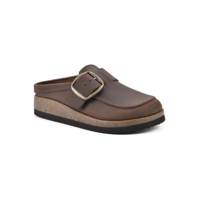 Women's Bueno Casual Flat by White Mountain in Brown Leather (Size 11 M)