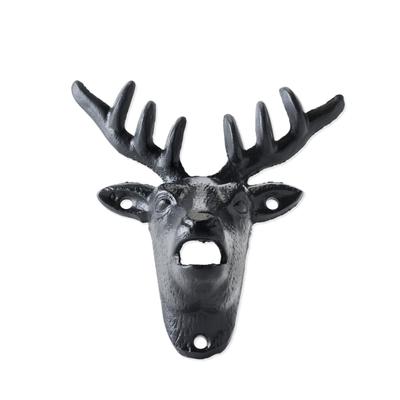 Cast Iron Wall Mounted Deer Bottle Opener by Foste...