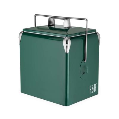 Vintage Metal Cooler by Foster & Rye in Green