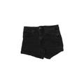 RSQ JEANS Denim Shorts - Mid/Reg Rise: Black Bottoms - Women's Size 3 - Black Wash