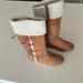 American Eagle Outfitters Shoes | American Eagle Faux Fur Boots | Color: Tan | Size: 4.5bb