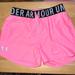 Under Armour Bottoms | Girls Youth Medium Pink Under Armour Heatgear Shorts | Color: Black/Pink | Size: Mg