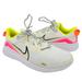 Nike Shoes | Nike Renew Ride Athletic Running Shoes White Pink Blast Neon Women 10 Cd0311 100 | Color: Pink/White | Size: 10