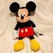 Disney Toys | Mickey Mouse Push (17 In) | Color: Black/Red | Size: 17 In