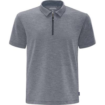 schneider sportswear Herren Funktions-Polo MELM-POLO, Größe 54 in Grau