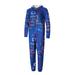 Women's Concepts Sport Royal Chicago Cubs Allover Print Windfall Union Full-Zip Hooded Pajama Suit