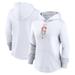 Women's Nike White San Francisco Giants City Connect Pregame Performance Pullover Hoodie